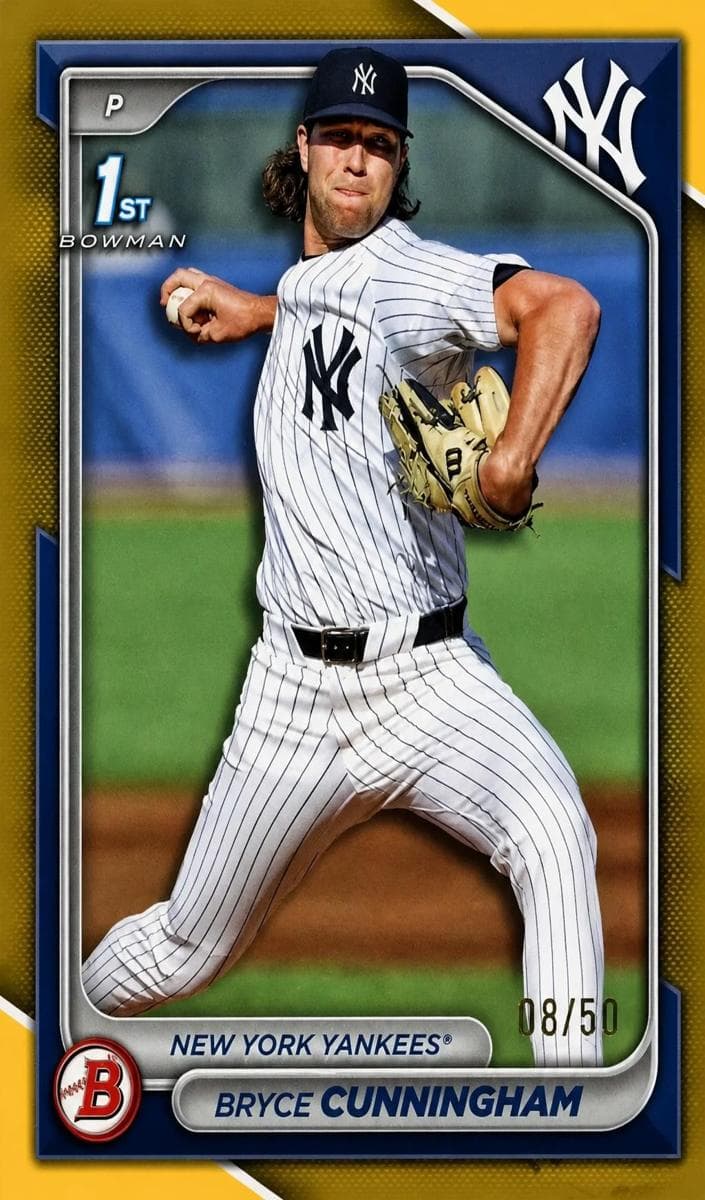 Bryce Cunningham 2024 bowman Bowman Draft