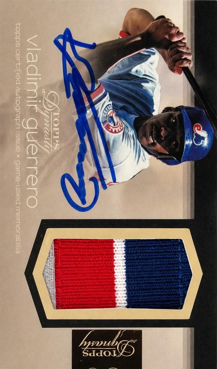 Vladimir Guerrero 2018 topps Topps Dynasty