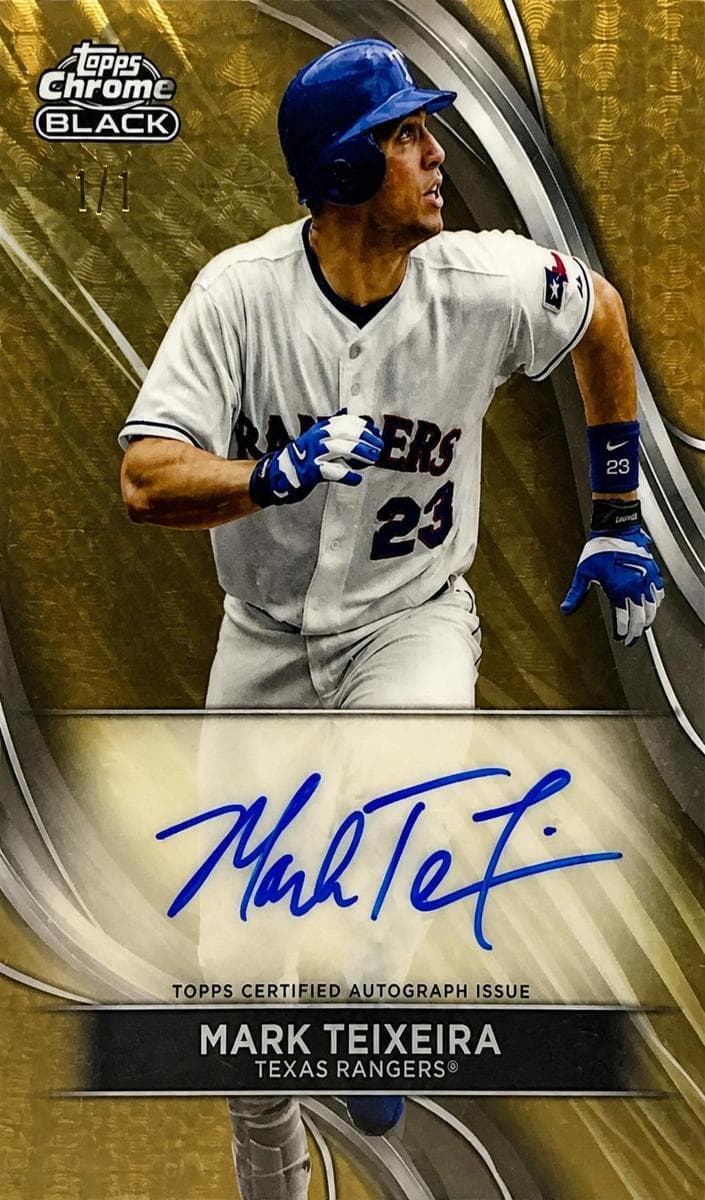 Mark Teixeira 2024 topps Topps Chrome Black
