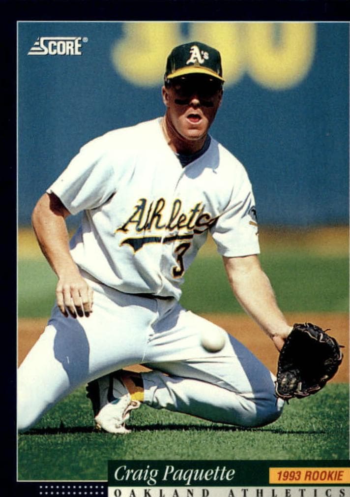 Craig Paquette 1994 panini Score