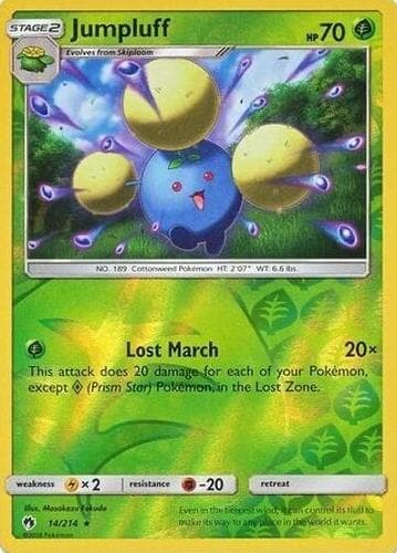 Jumpluff trading card