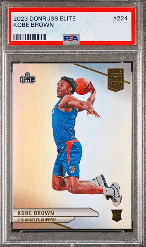 Kobe Brown 2023 panini Donruss Elite