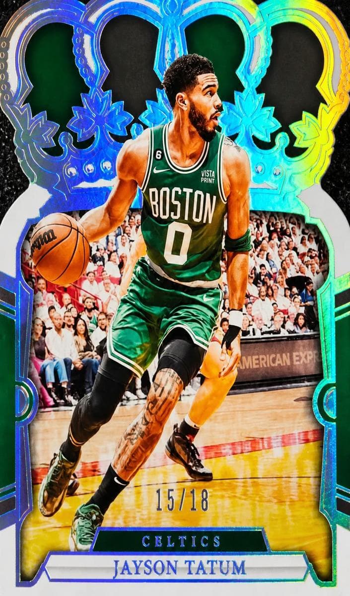 Jayson Tatum 2023 panini Panini Crown Royale