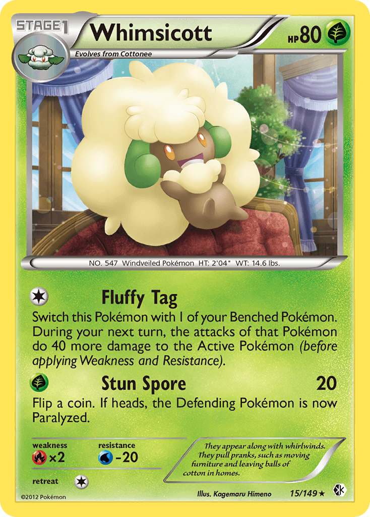 Whimsicott 2012 Pokemon