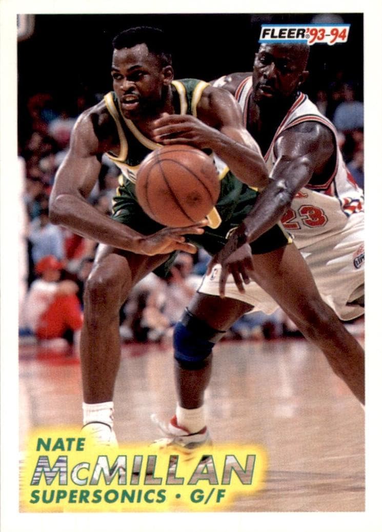 Nate McMillan 1993 fleer Fleer