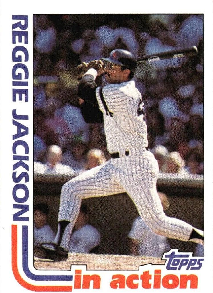Reggie Jackson 1982 topps Topps
