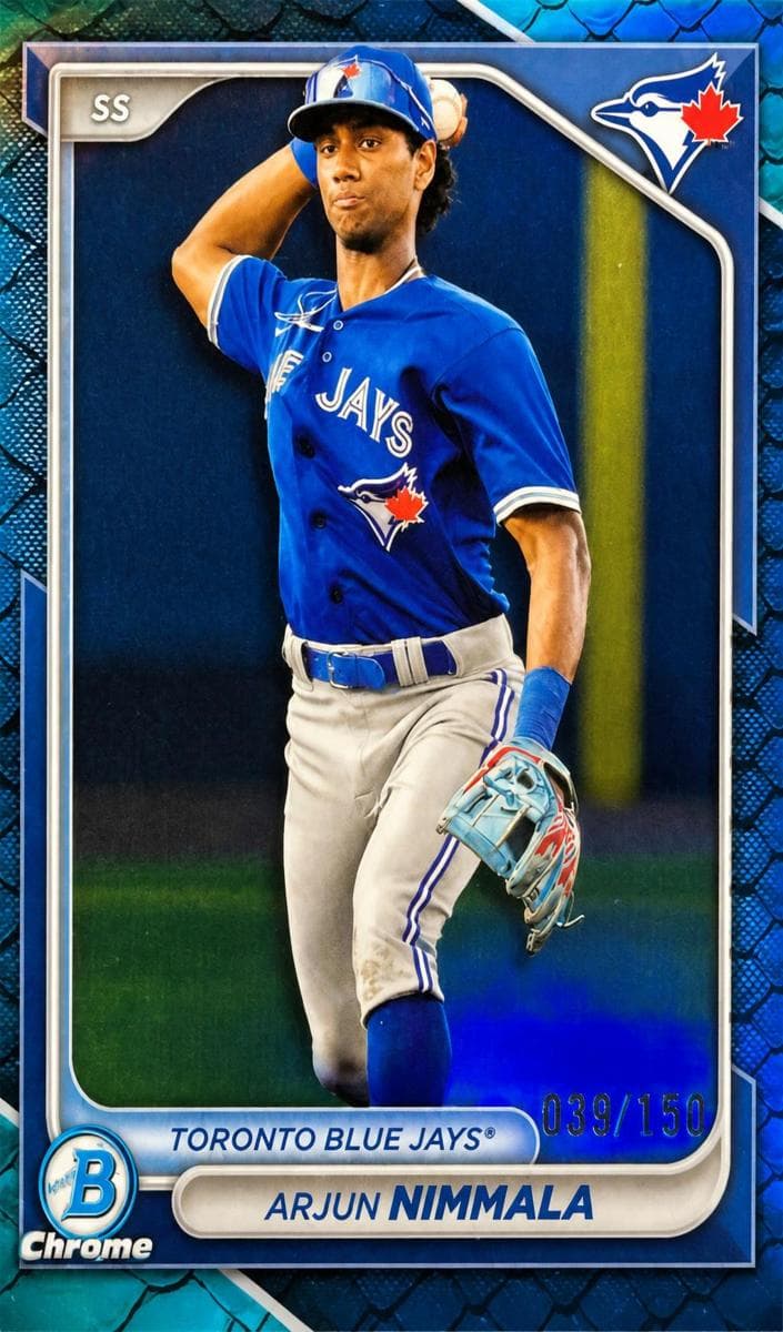 Arjun Nimmala 2024 bowman Bowman Chrome Prospects