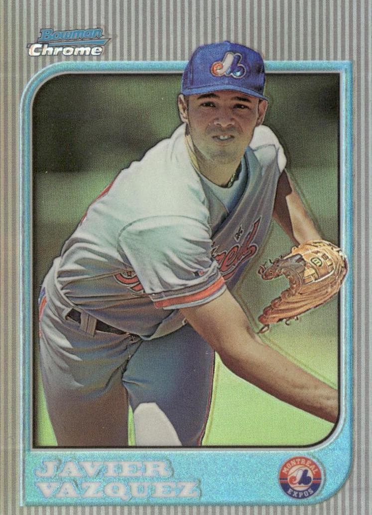 Javier Vazquez 1997 bowman Chrome