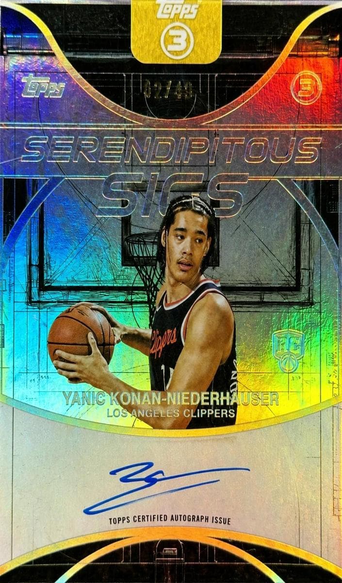 Yanic Konan-Niederhäuser 2025 topps Topps Cosmic Chrome