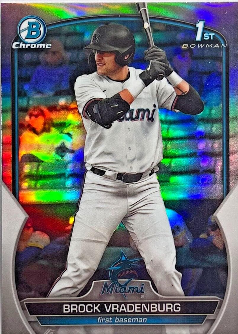 Brock Vradenburg trading card