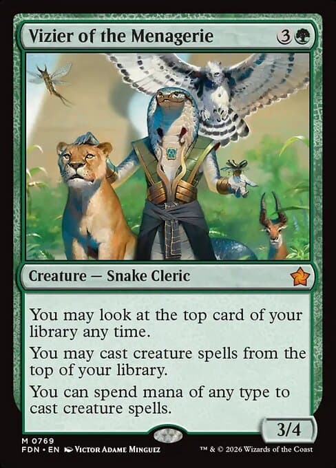 Vizier of the Menagerie 2024 Magic: The Gathering Foundations