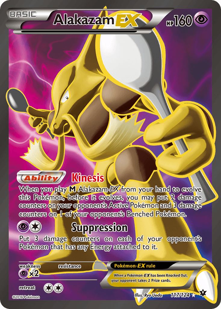 Alakazam EX 2016 Pokemon Fates Collide