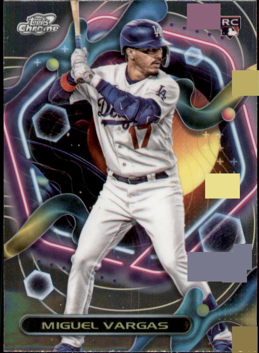 Miguel Vargas 2023 topps Topps Cosmic Chrome