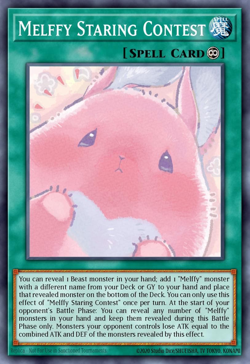 Melffy Staring Contest 2022 Yu-Gi-Oh! Power Of The Elements