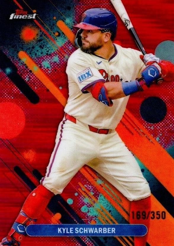 Kyle Schwarber 2025 topps Topps Finest