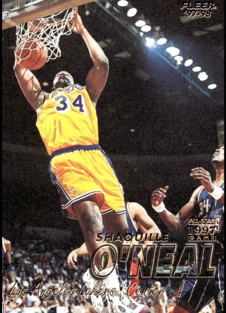 Shaquille O'Neal 1997 fleer Fleer