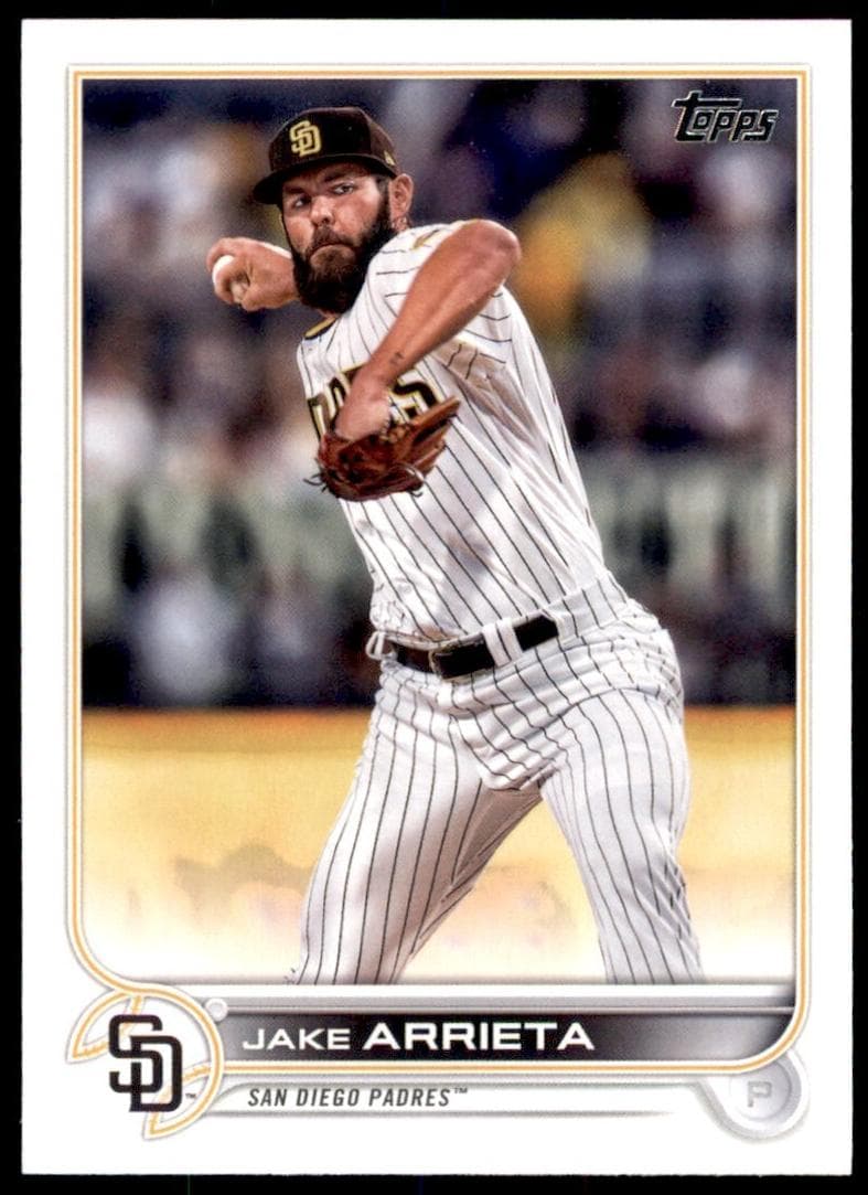 Jake Arrieta trading card