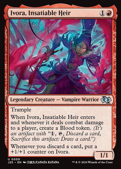 Ivora, Insatiable Heir 2024 Magic: The Gathering Foundations Jumpstart Anime