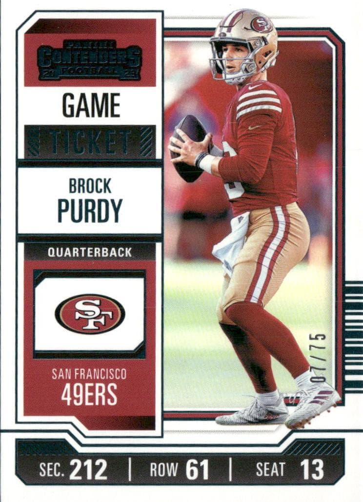 Brock Purdy 2023 panini Panini Contenders