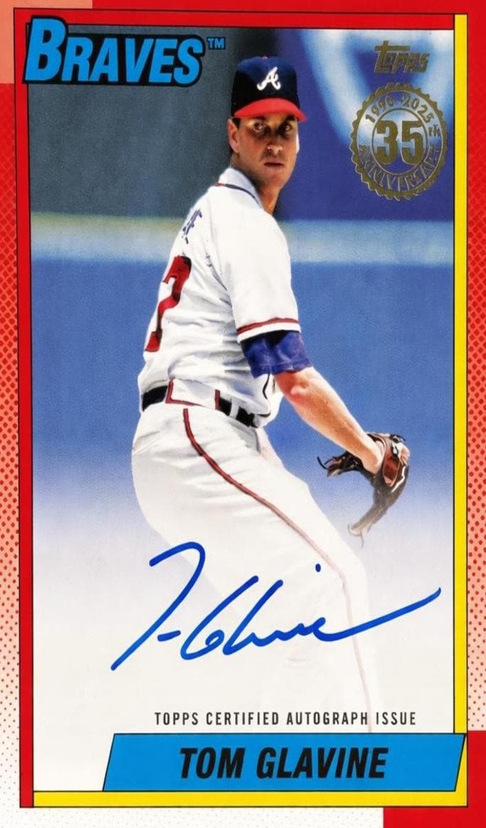 Tom Glavine 2025 topps Topps