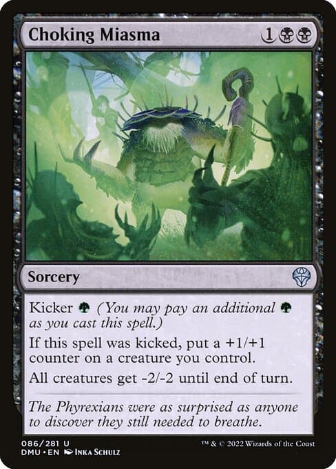 Choking Miasma 2022 Magic: The Gathering Dominaria United