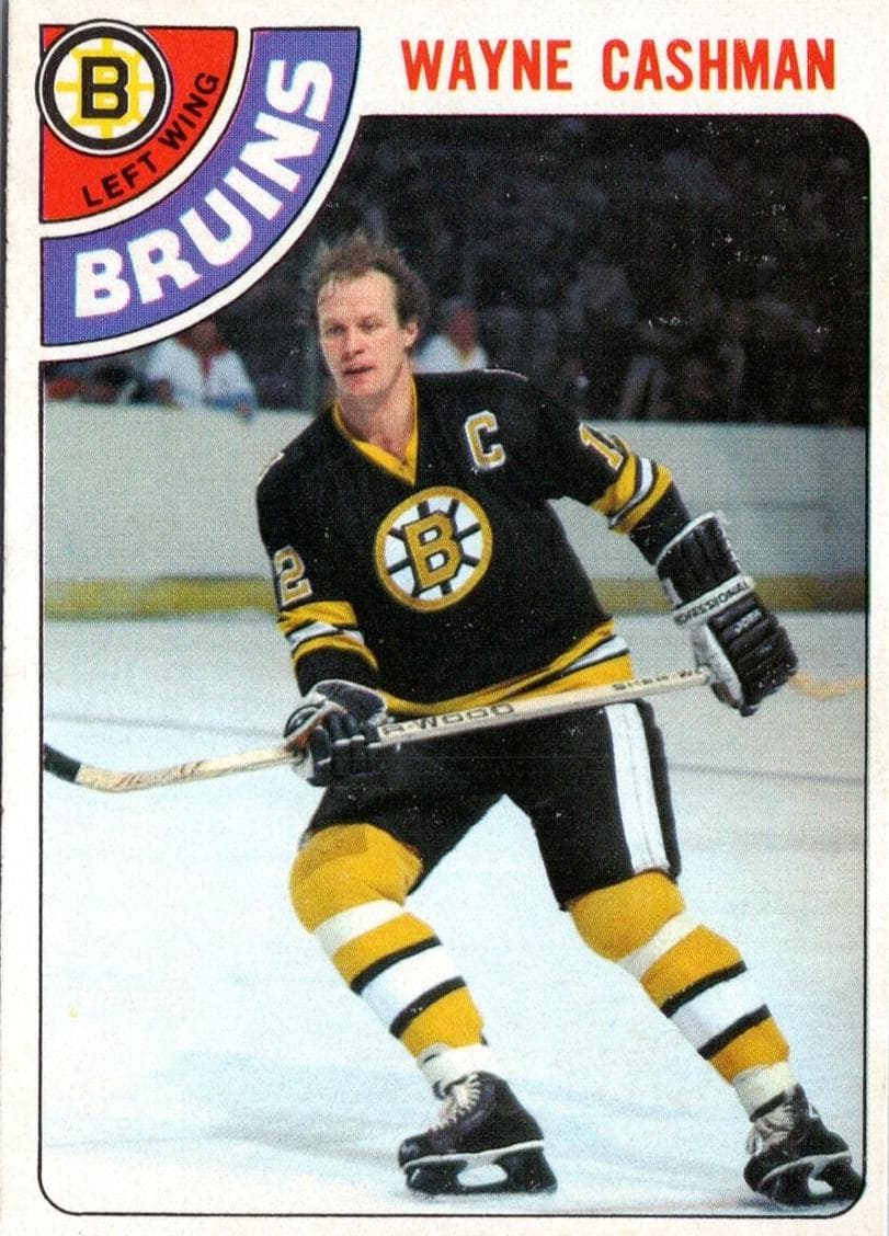 Wayne Cashman 1978 topps O-Pee-Chee
