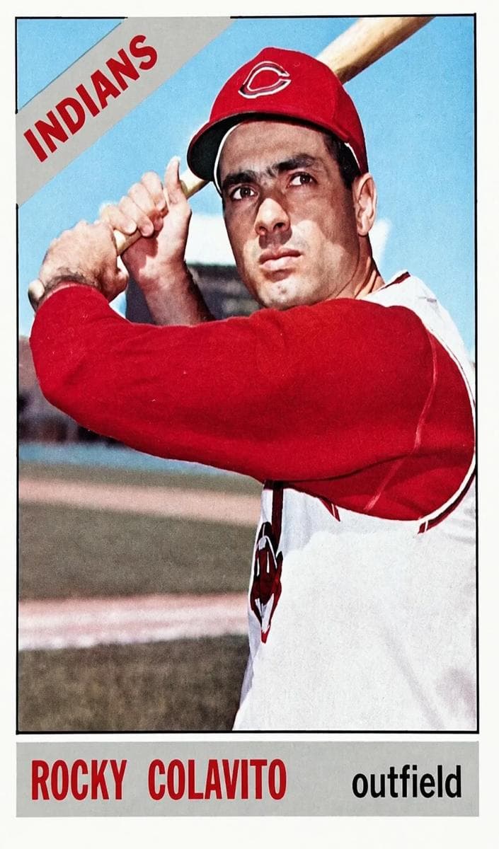 Rocky Colavito 1966 topps O-Pee-Chee