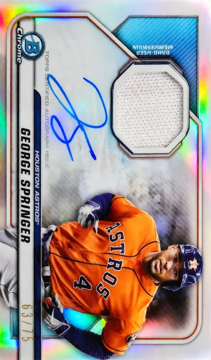 George Springer 2020 bowman Bowman Chrome