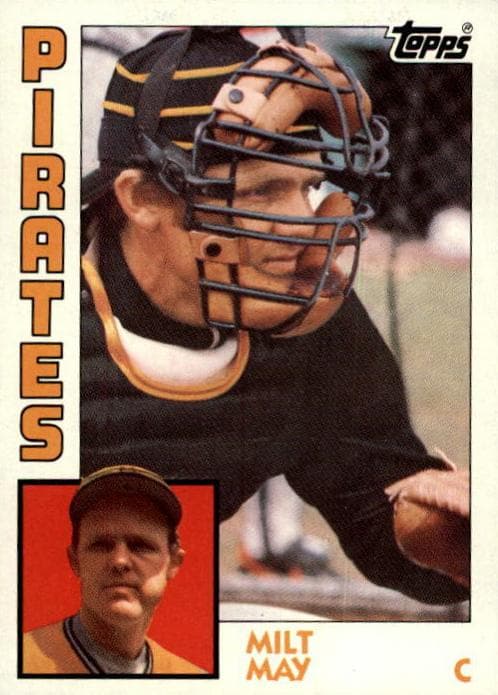 Milt May trading card