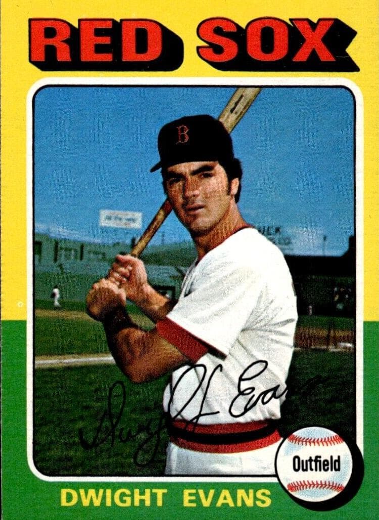 Dwight Evans 1975 topps O-Pee-Chee