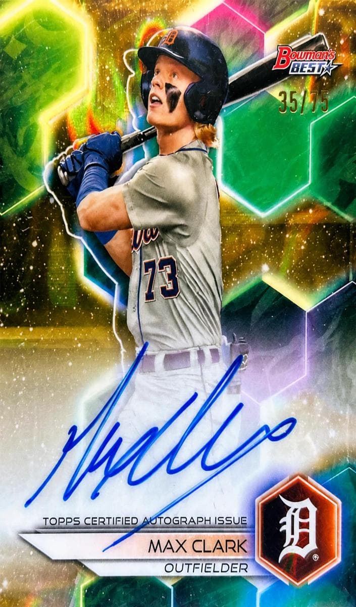 Max Clark 2023 bowman Bowman's Best