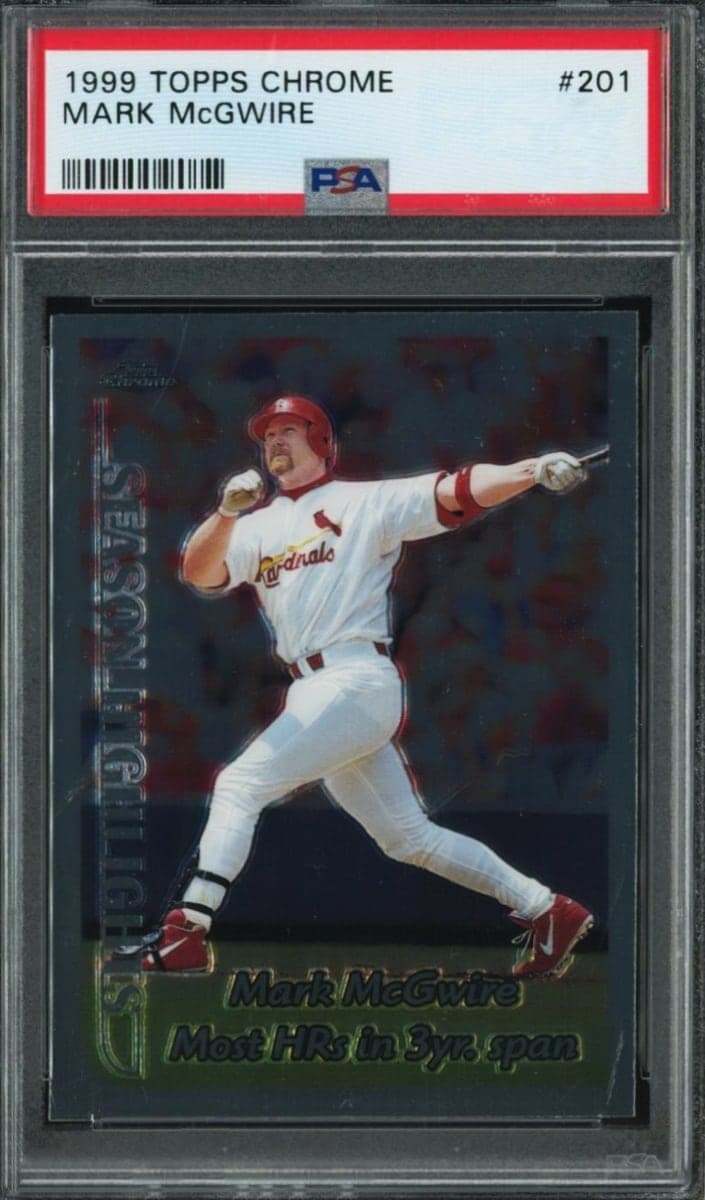 Mark McGwire 1999 topps Topps Chrome