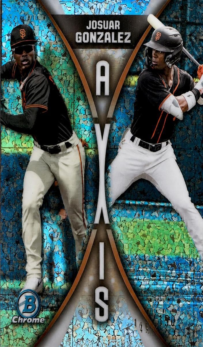 Josuar Gonzalez 2025 bowman Bowman Draft Chrome
