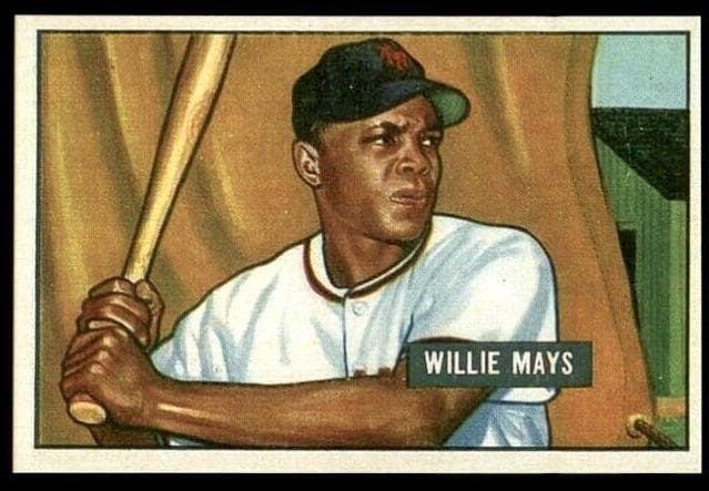 Willie Mays 1951 bowman Bowman