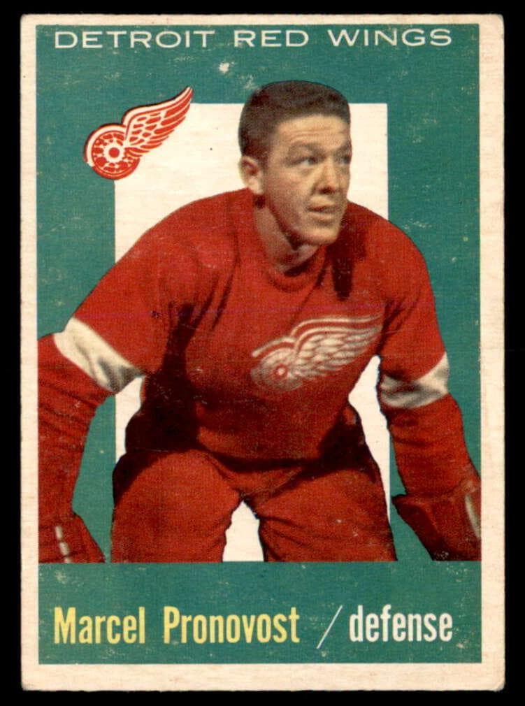 Marcel Pronovost 1959 topps Topps