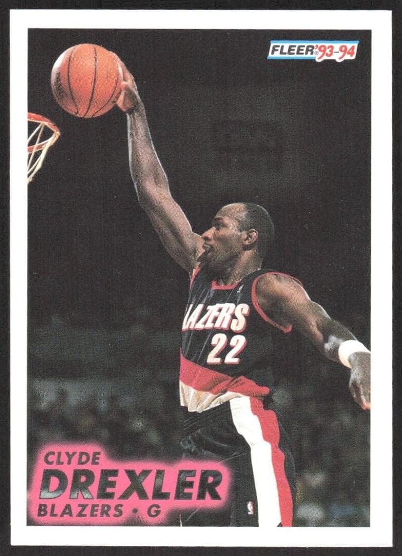 Clyde Drexler 1993 fleer Fleer