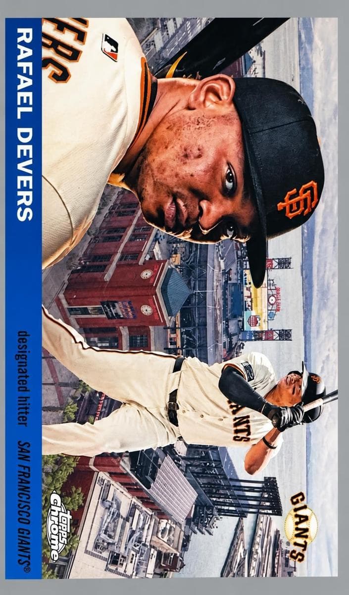 Rafael Devers 2025 topps Topps Chrome Platinum