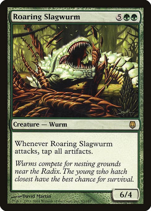 Roaring Slagwurm 2004 Magic: The Gathering Darksteel