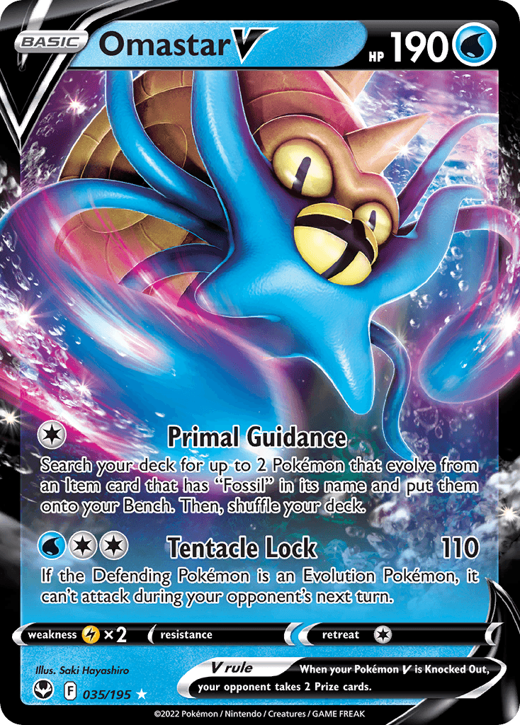 Omastar V 2022 Pokemon Japanese Paradigm Trigger