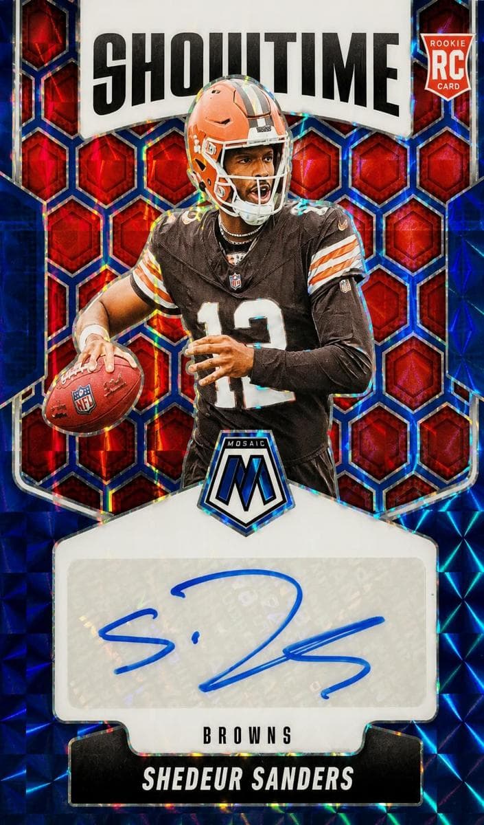 Shedeur Sanders 2025 panini Panini Mosaic