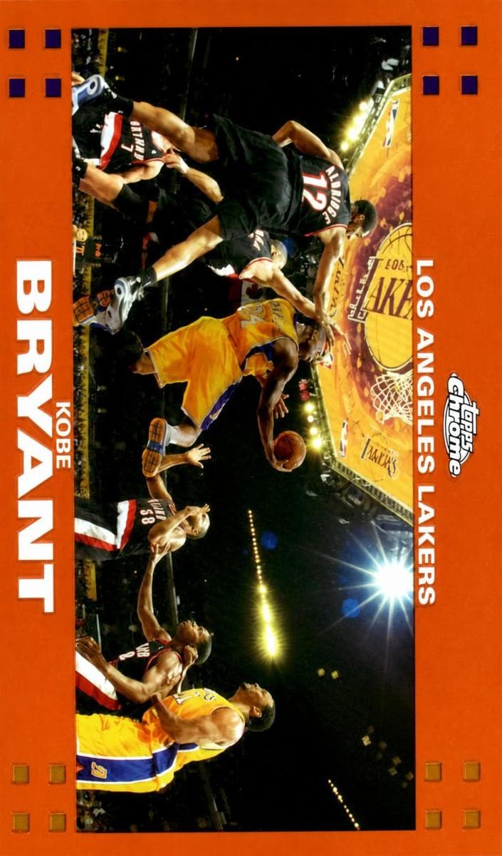 Kobe Bryant 2008 topps Topps Chrome