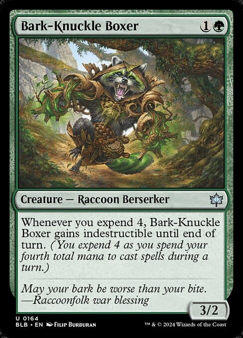 Bark-Knuckle Boxer 2024 Magic: The Gathering Bloomburrow