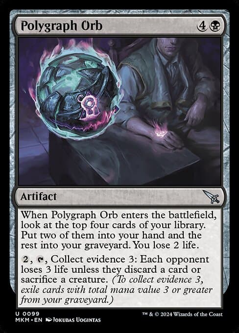 Polygraph Orb 2024 Magic: The Gathering Murders at Karlov Manor