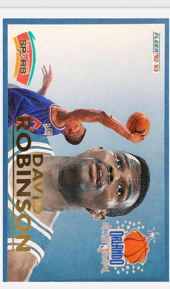 David Robinson 1992 fleer