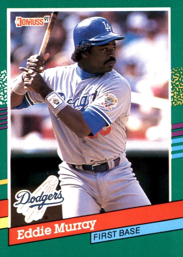 Eddie Murray 1991 panini Donruss