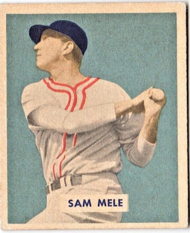 Sam Mele 1949 bowman Bowman