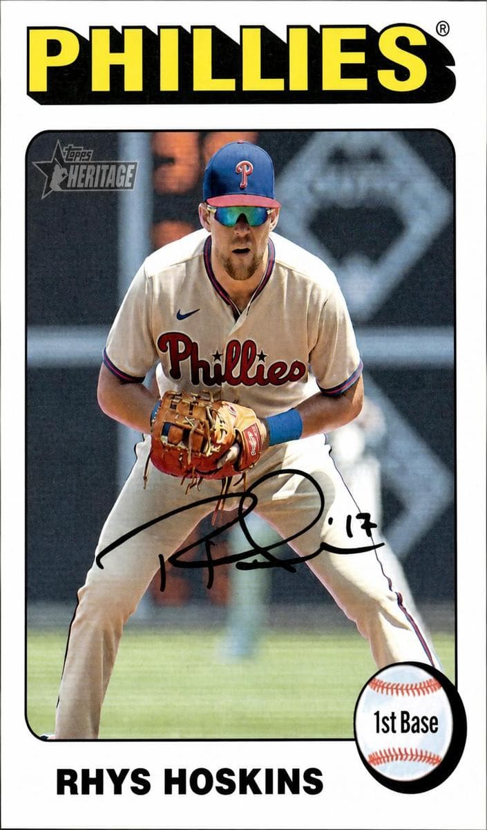 Rhys Hoskins 2024 topps Topps Heritage