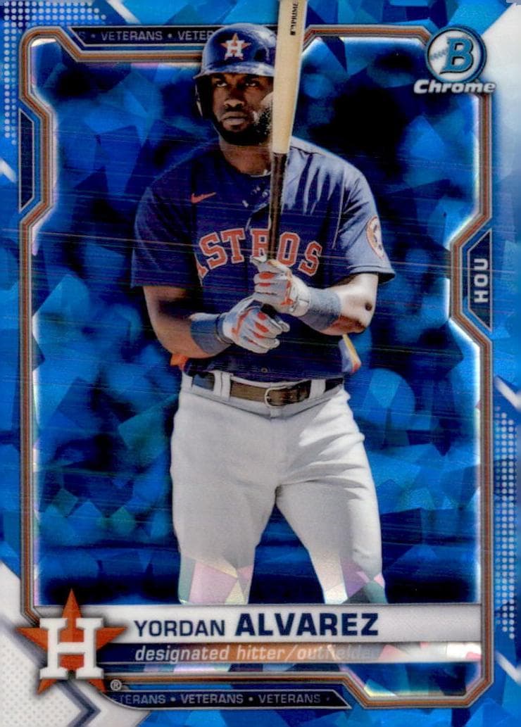 Yordan Alvarez 2021 bowman Bowman Chrome