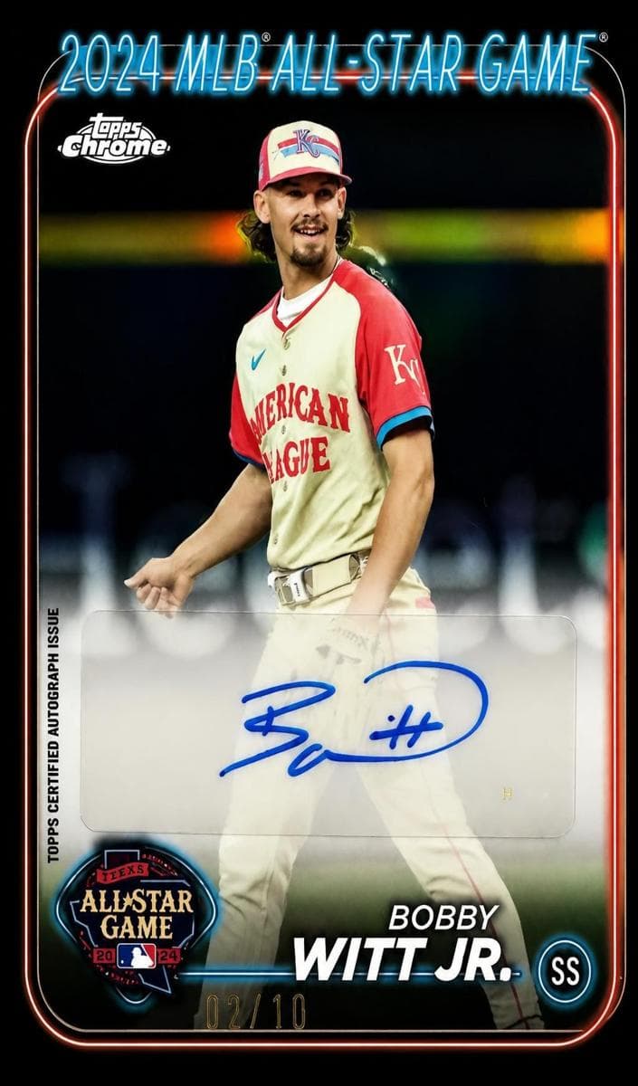 Bobby Witt Jr. 2024 topps Topps Chrome Update