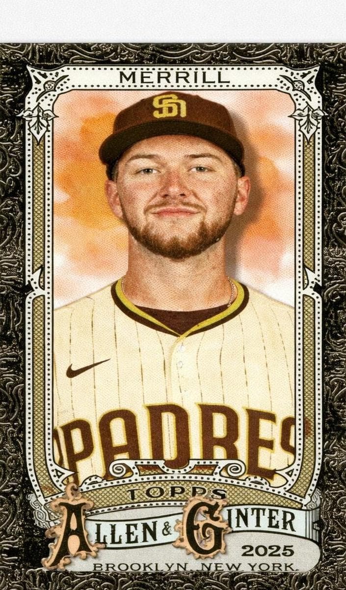 Jackson Merrill 2025 topps Topps Allen & Ginter X